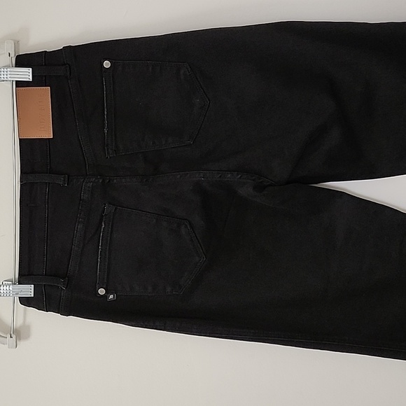 Juudy Blue Dad jeans with cross over Waist Black Blokecore  Size 3/26 - Picture 11 of 14